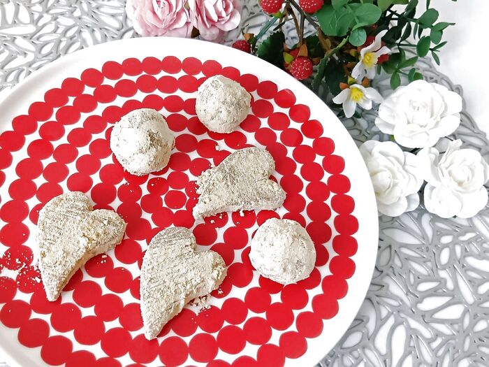 超簡単&キュート!ハートと丸型のきなこ棒でバレンタイン・ホワイトデーを楽しく!