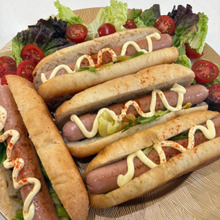 魚肉ソーセージのホットドックが旨いの!