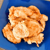 【鶏肉のカリカリ揚げ】便利な野菜だし使用!