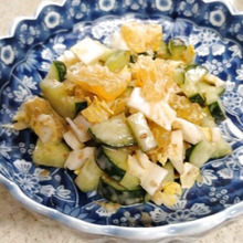 すっぱいミカンはサラダで美味しく食べよう!