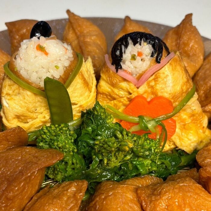 いなり寿司のお雛様!