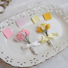 【フェルト手芸】チューリップブローチの作り方