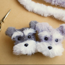 セリアのふわふわモールで簡単!シュナウザーの作り方