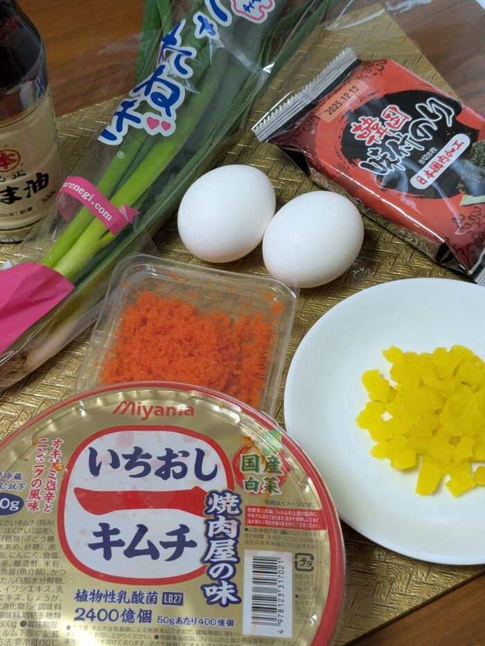 *基本で使う材料はコレとご飯があればOKです