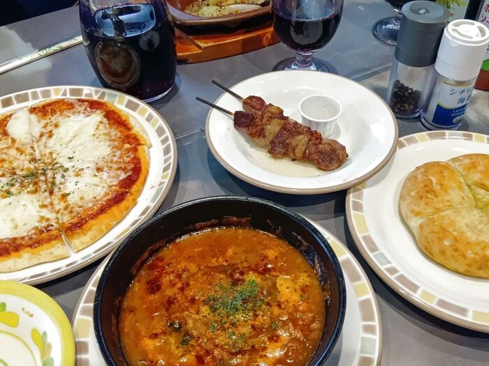 シェアして、サイゼリヤで食べたかったものをプチッと、試してみました~!