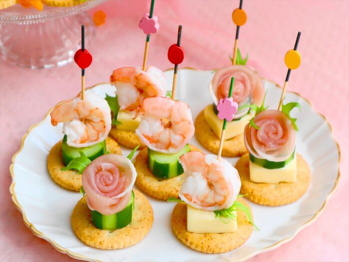 華やかカナッペ