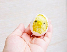 毛糸で作る「卵から生まれたての可愛いひよこ」