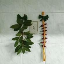 トウガラシとローリエをキッチンの壁飾りに!