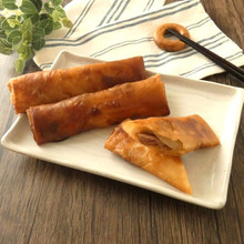 おかずにもおつまみにもピッタリ!「豚肉と新玉ねぎの春巻き」