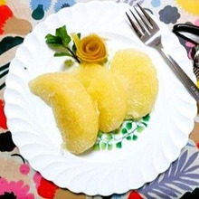 晩白柚〈ばんぺいゆ〉のある朝食「世界最大の柑橘」