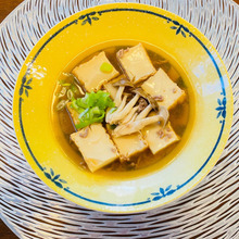 絹揚げの餡掛け