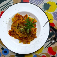 Falafale était si délicieux que j'étais confus.