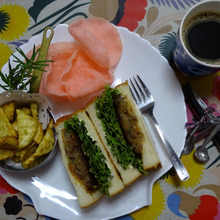 【試してみた】食パンサイズのコロッケ!コロッケパン!下味はこれでコク旨、ゴボウと人参の野菜コロッケ!