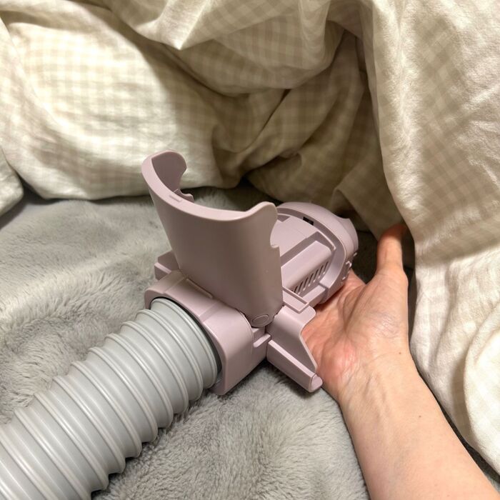 ツメを立てると先端が立体的に!
