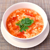 【万能おだしの酸辣湯(サンラータン)】便利な野菜だし使用!