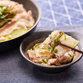 【春キャベツレシピ】野菜とお肉の重ね蒸し【電子レンジでも出来る!】