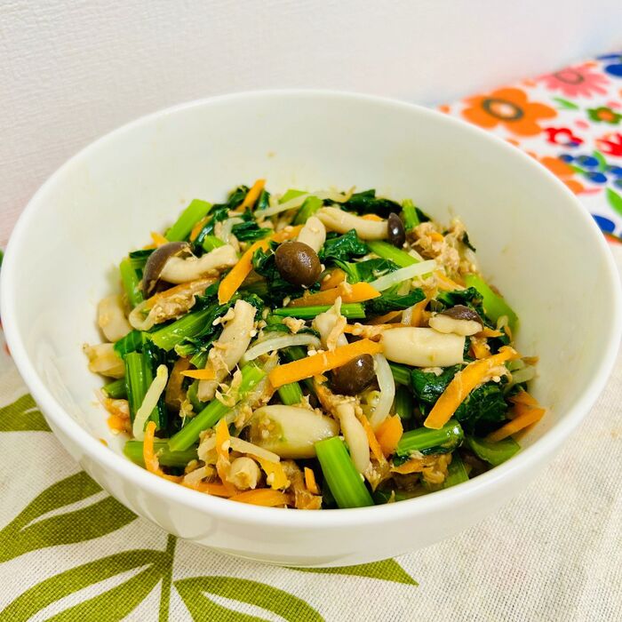ツナ缶と焼肉のたれで万能!野菜たっぷりナムル