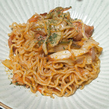 〜焼きそば麺でお手軽ナポリタン〜