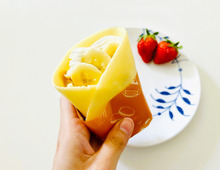 クレープ食べたい!と思ったらすぐ作れる♪レンチンでもちもち♡お店レベルの皮の作り方