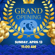 本日、パンダの寝床さんグランドオープン