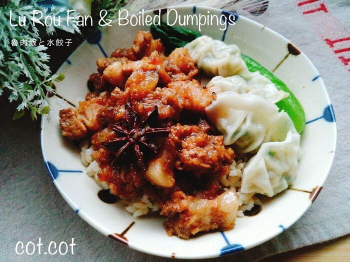 台湾グルメの王道にプラス!魯肉飯と水餃子
