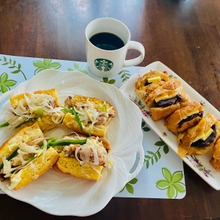 卵ひたひたで作るフレンチサンド!「鶏ももサンド、あんバターサンド」