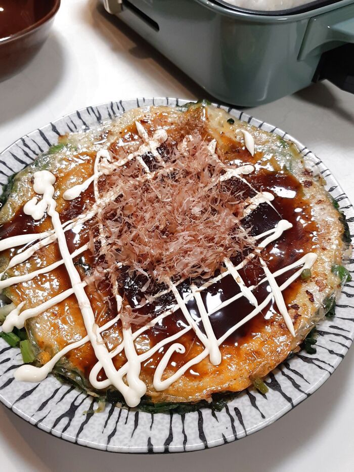 材料3つ!神コスパ&神タイパです!我が家のもっちもち「キャベツ焼き」!