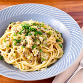 【ヴィーガンクリームパスタ】便利な野菜だし使用!