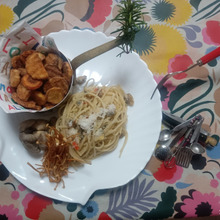 【お家pasta】Vongole al Peperone