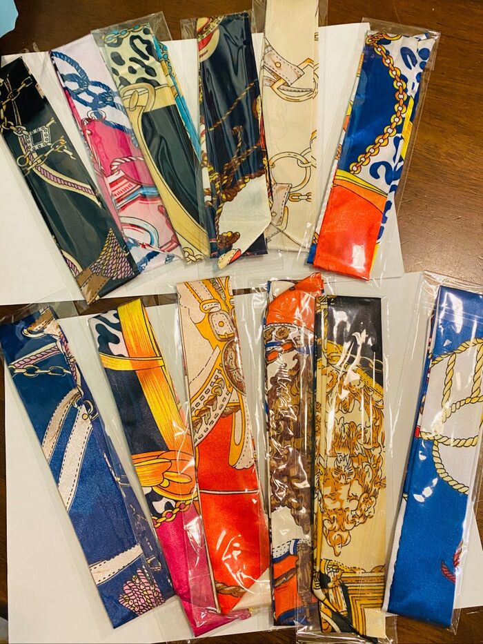 全て違う柄が勢揃い!バックの装飾にも、プレゼントにもおすすめ!