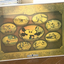 子どものために作ったミッキーマウスの巨大パズル