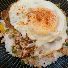 麺つゆとオイスターソースで私の〈ガパオライス〉!