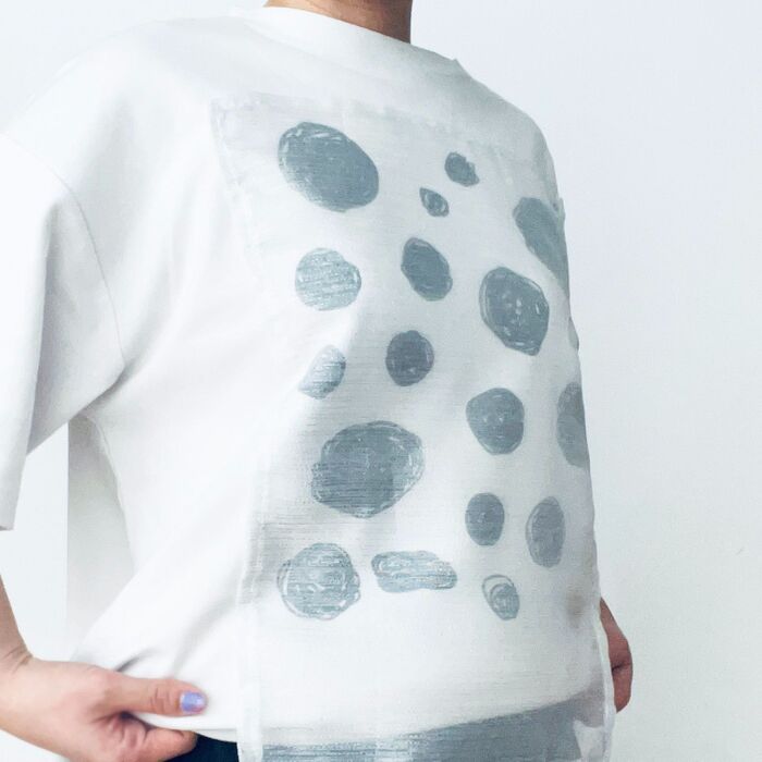 プリントTシャツひび割れをハギレで対処!簡単リメイク法
