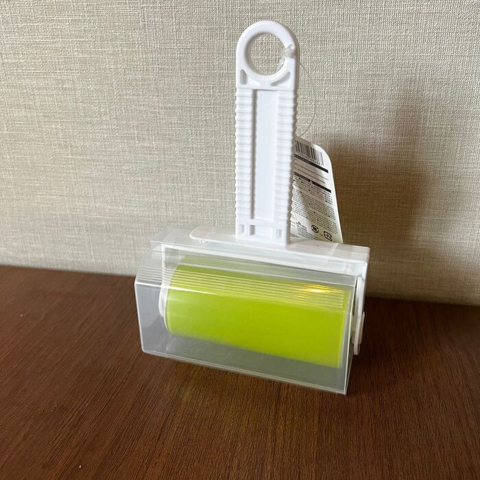 派手色が目印!カーペットの髪の毛をしっかり拾う!