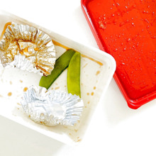 「お残しは許しまへんでー!!」→数秒後に笑った【小5息子の弁当ガラ】