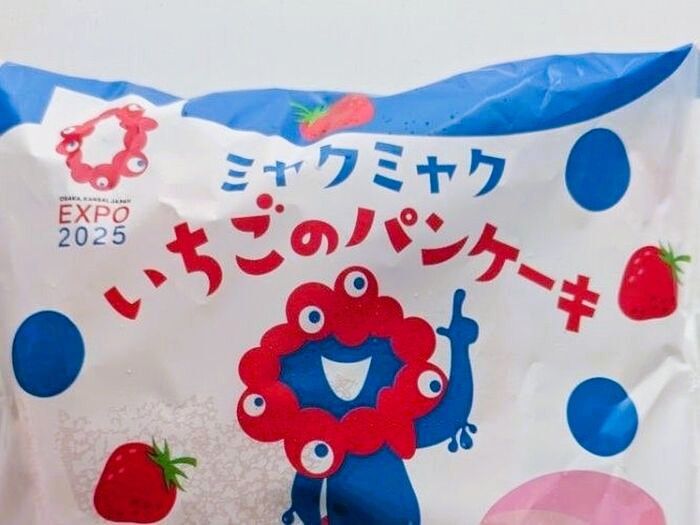 【ミャクミャク】アレンジも◎モッチモチのいちごのパンケーキ