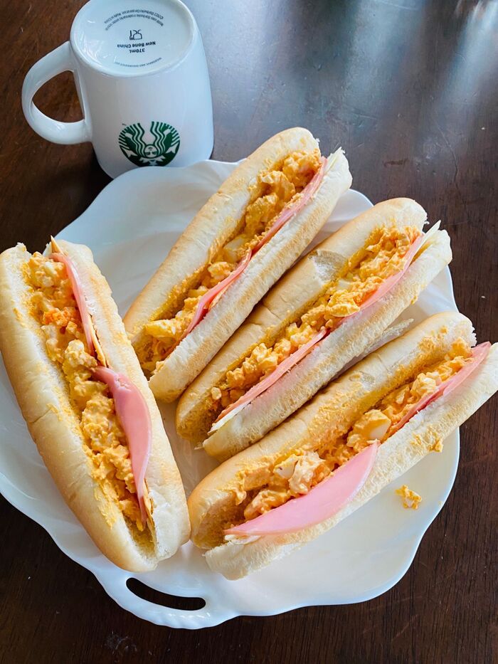 ホットでもクールでも美味しい!明太マヨタルタルサンド