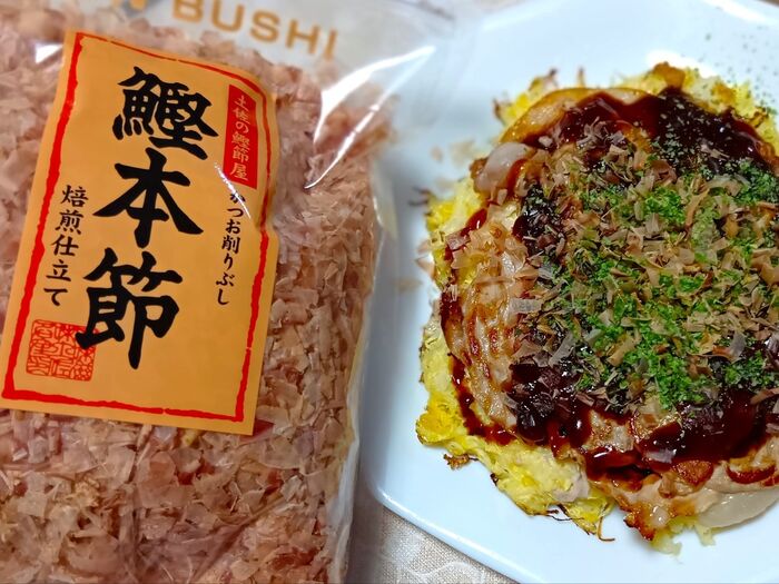 キッテ大阪のアンテナショップで買った、ニャンとも美味しいかつおぶし~!