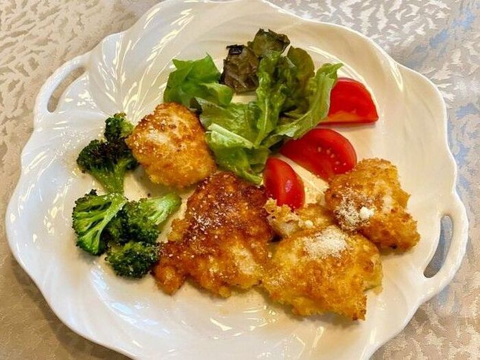 絶品!鶏胸肉でミラノ風カツレツ