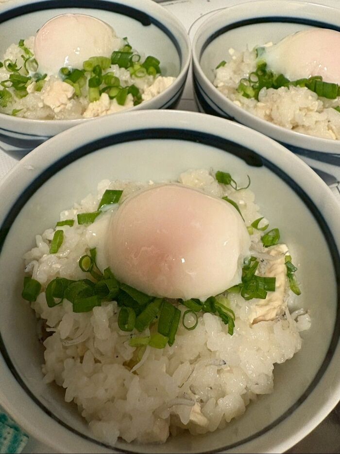 豆腐1丁丸ごと入れて炊いた豆腐ご飯でコメ不足を乗り越えよう!