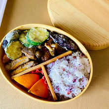 ズッキーニの唐揚げ弁当