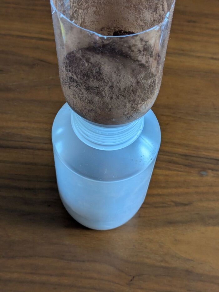 2.ココアを移し替える