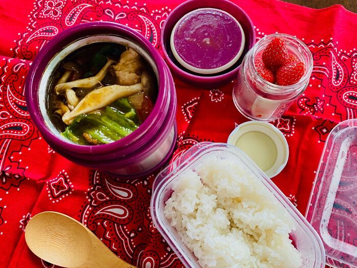 お弁当にもおすすめ!ジャー活「チキンカレーランチ」弁当