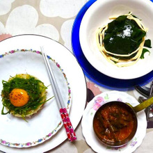 元は・・・同じ家族なんですよ。ワカ、メカ、茎ワ・・・