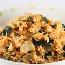 わかめ豚キムチチャーハン