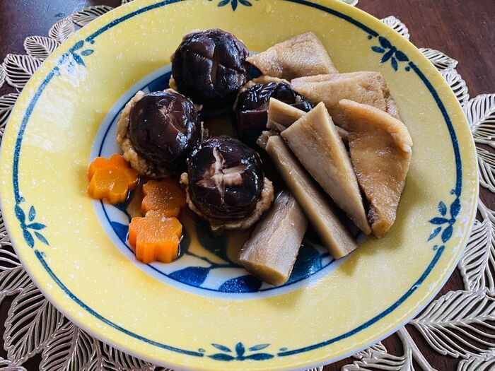 冷めても美味しい!椎茸団子の含め煮