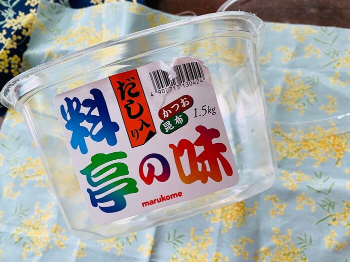 味噌ケースの再利用はやっぱり便利!