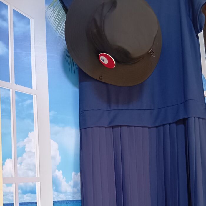 帽子につけても!