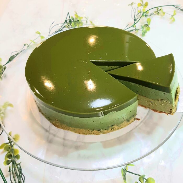 簡単にできる!抹茶づくしの3層ケーキ