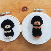 パンチニードルでトイプードルを作ってみよう!2